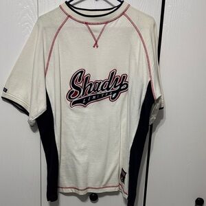 Shady Limited White and Black Short Sleeve Tee